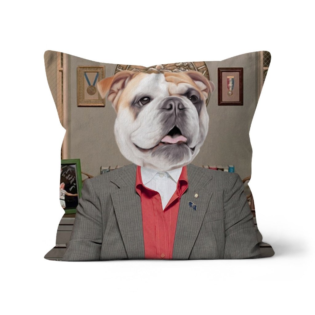 The Leslie (Parks & Recreation Inspired): Custom Pet Pillow - Paw & Glory - Dog Portraits - Pet Portraits