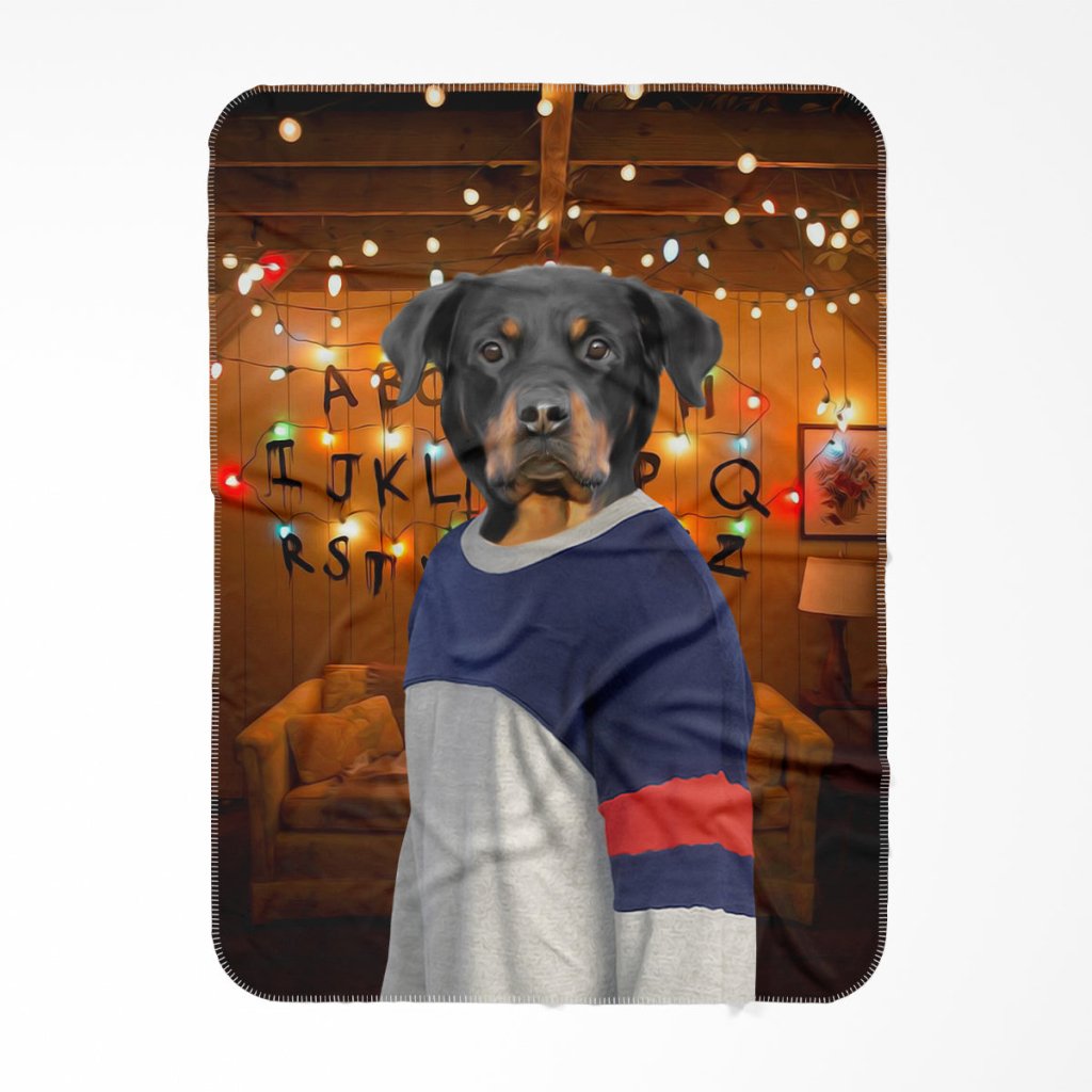 The Lucas (Stranger Things Inspired): Custom Pet Blanket - Paw & Glory - Dog Portraits - Pet Portraits