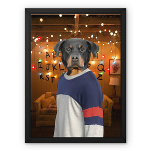 The Lucas (Stranger Things Inspired): Custom Pet Canvas - Paw & Glory - Dog Portraits - Pet Portraits