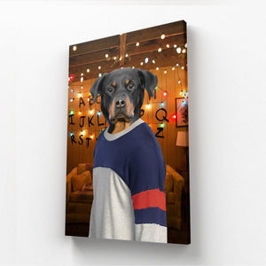 The Lucas (Stranger Things Inspired): Custom Pet Canvas - Paw & Glory - Dog Portraits - Pet Portraits