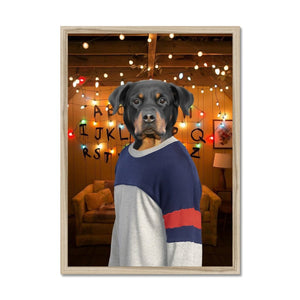 The Lucas (Stranger Things Inspired): Custom Pet Portrait - Paw & Glory - Dog Portraits - Pet Portraits