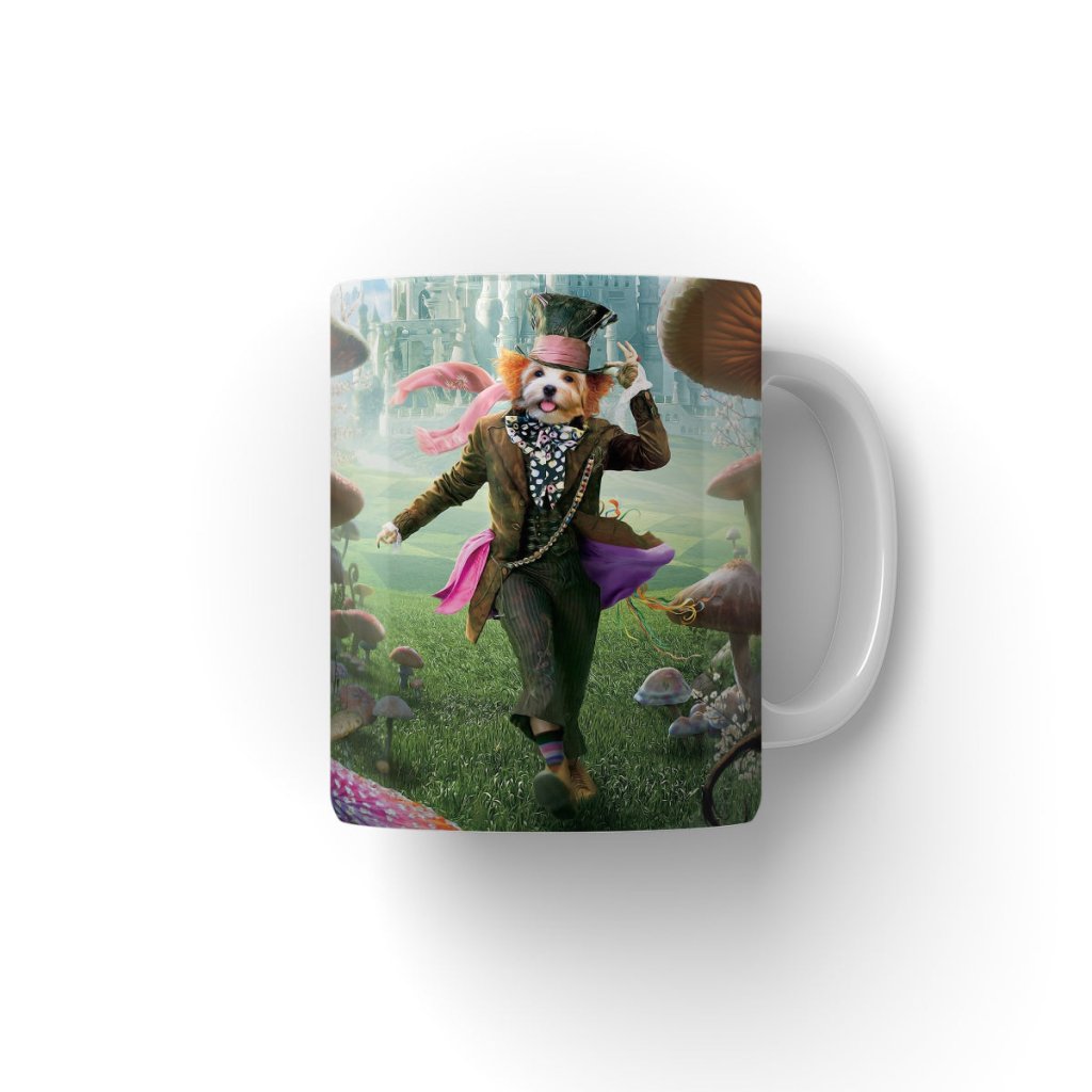 The Mad Hatter: Custom Pet Coffee Mug - Paw & Glory - Dog Portraits - Pet Portraits