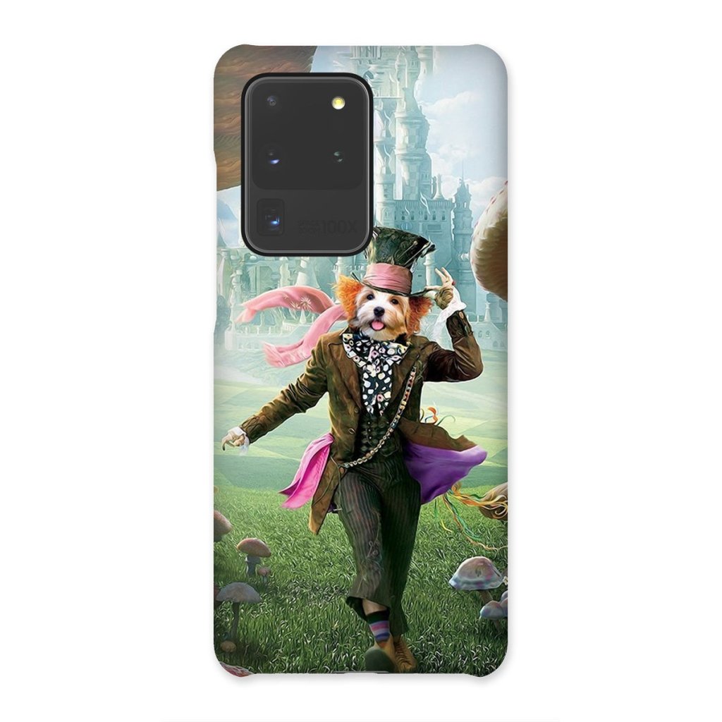 The Mad Hatter: Custom Pet Phone Case - Paw & Glory - Dog Portraits - Pet Portraits