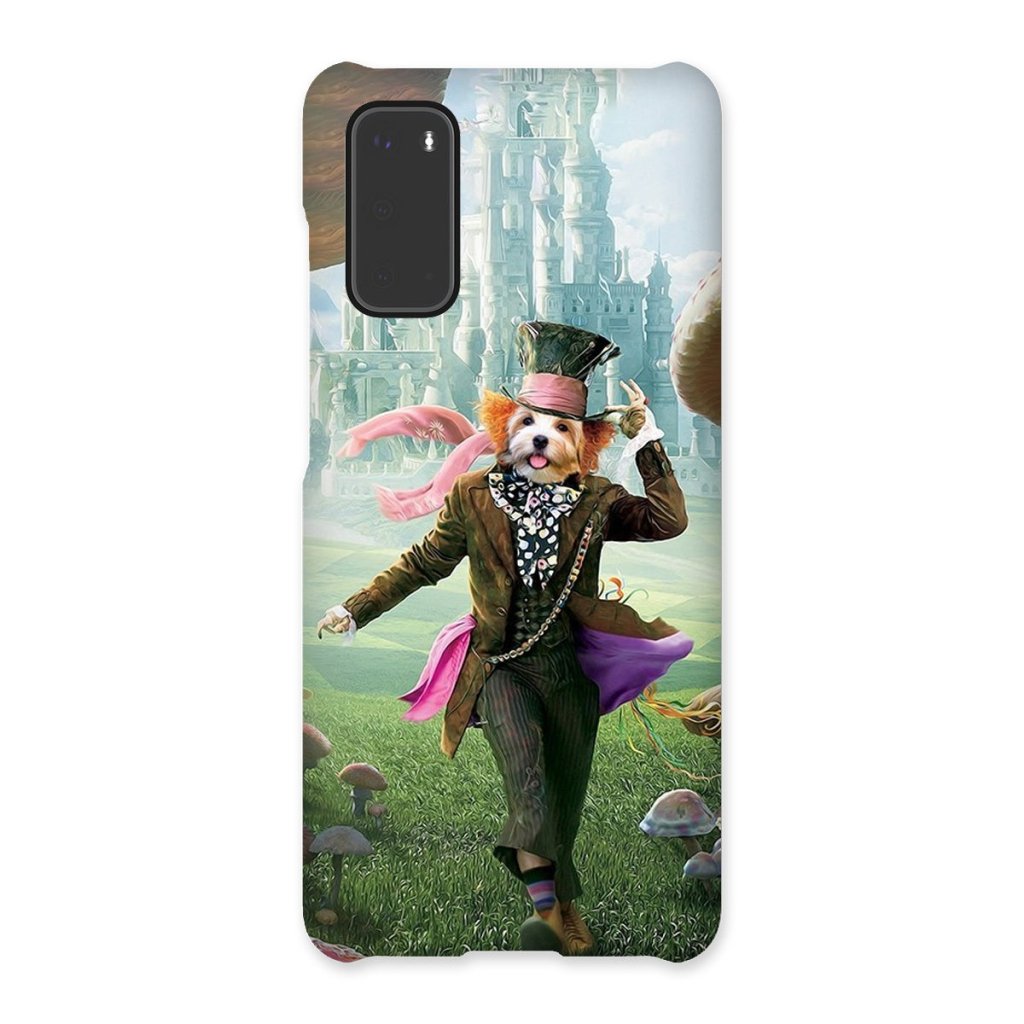 The Mad Hatter: Custom Pet Phone Case - Paw & Glory - Dog Portraits - Pet Portraits