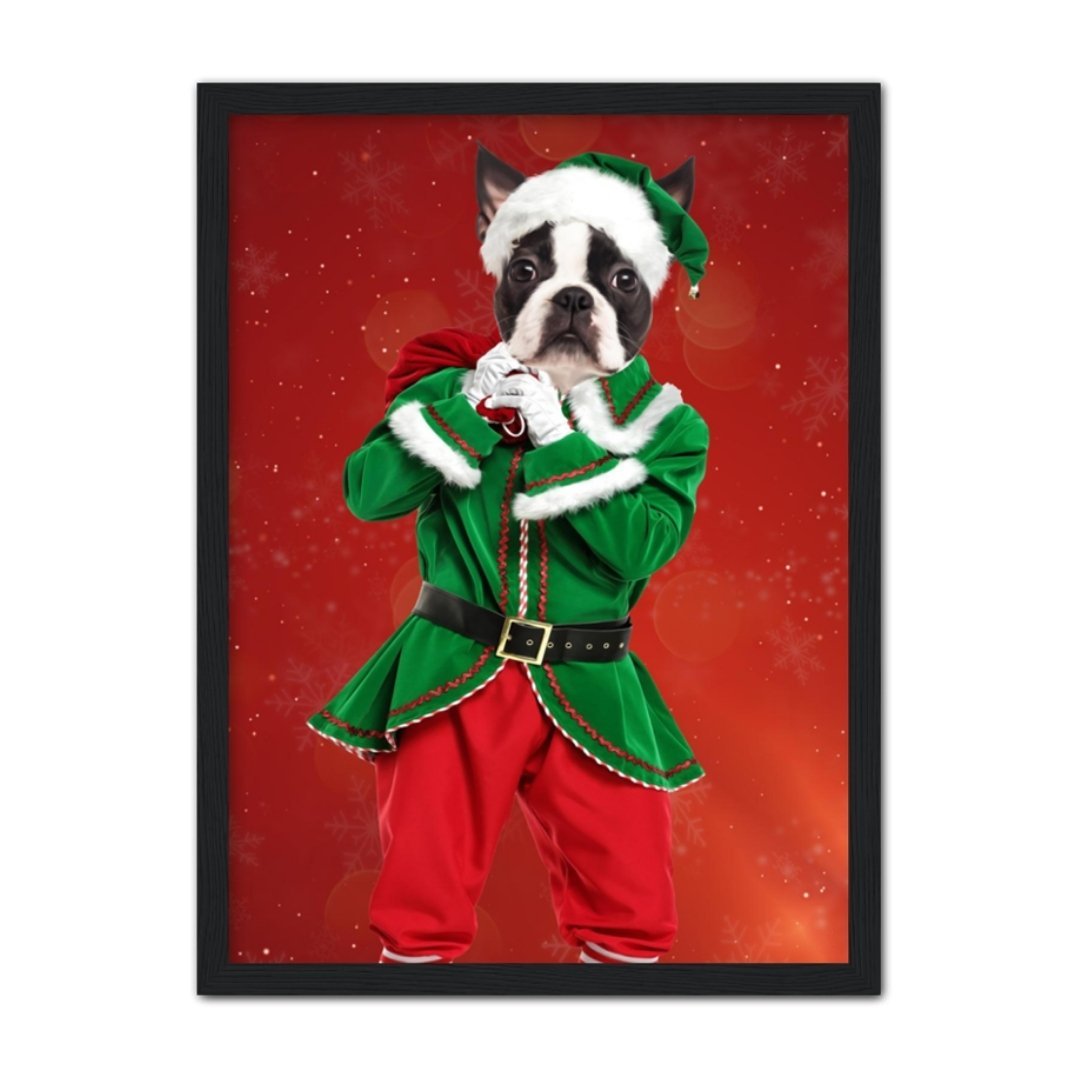 The Male Elf: Custom Pet Portrait - Paw & Glory - Dog Portraits - Pet Portraits