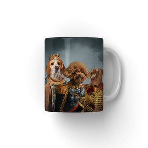 The Male Royals: Custom Pet Coffee Mug - Paw & Glory - Dog Portraits - Pet Portraits