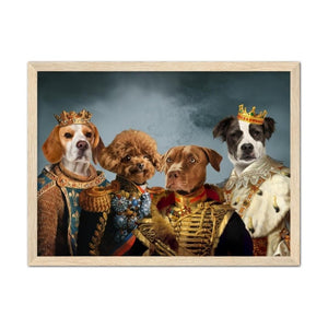 The Male Royals: Custom Pet Portrait - Paw & Glory - Dog Portraits - Pet Portraits