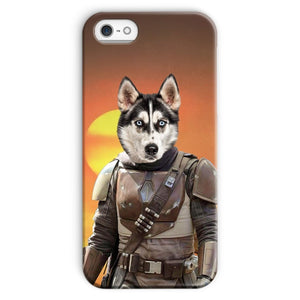 The Mando (Star Wars Inspired): Custom Pet Phone Case - Paw & Glory - Dog Portraits - Pet Portraits