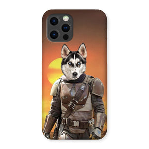 The Mando (Star Wars Inspired): Custom Pet Phone Case - Paw & Glory - Dog Portraits - Pet Portraits