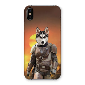 The Mando (Star Wars Inspired): Custom Pet Phone Case - Paw & Glory - Dog Portraits - Pet Portraits