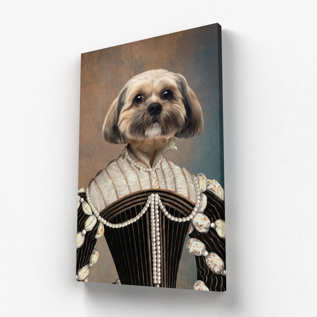 The Marquise: Custom Pet Canvas - Paw & Glory - Dog Portraits - Pet Portraits