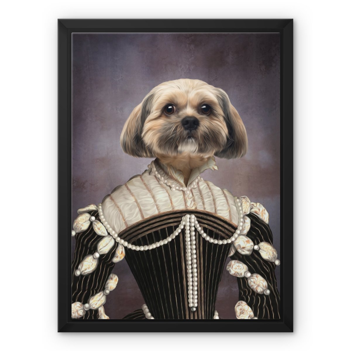 The Marquise: Custom Pet Canvas - Paw & Glory - Dog Portraits - Pet Portraits