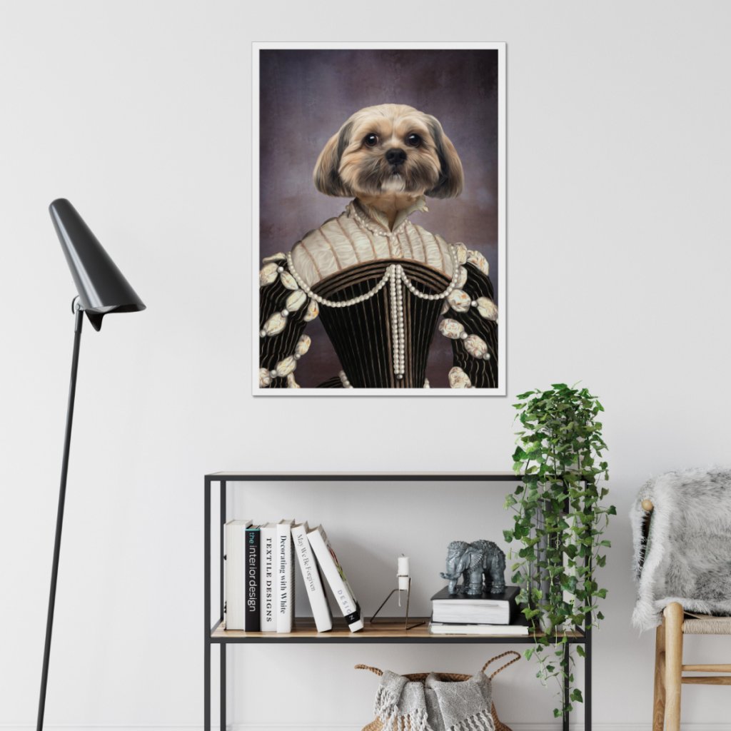 The Marquise: Custom Pet Portrait - Paw & Glory - Dog Portraits - Pet Portraits