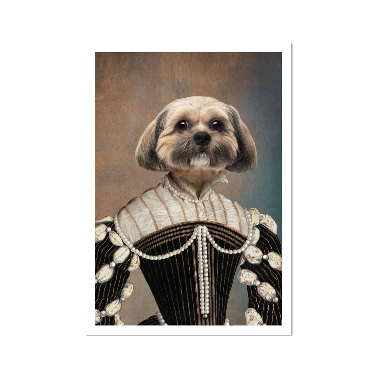 The Marquise: Custom Pet Poster - Paw & Glory - Dog Portraits - Pet Portraits