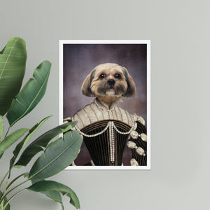 The Marquise: Custom Pet Poster - Paw & Glory - Dog Portraits - Pet Portraits