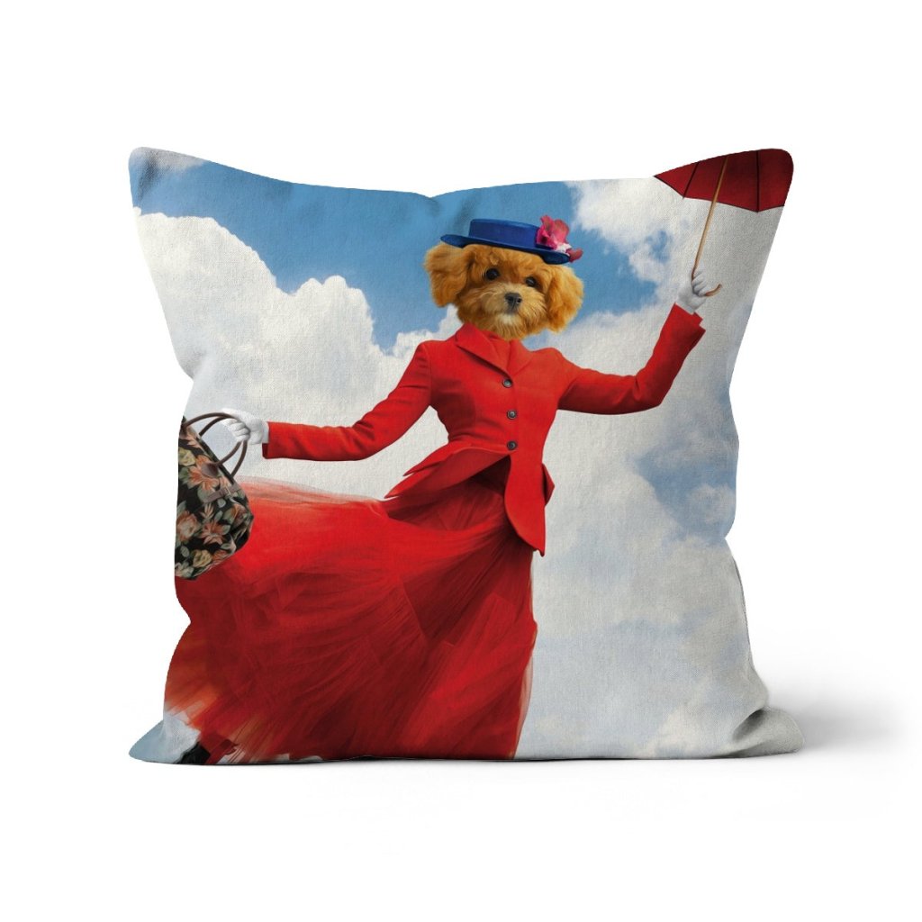 The Mary Poppins: Custom Pet Pillow - Paw & Glory - Dog Portraits - Pet Portraits