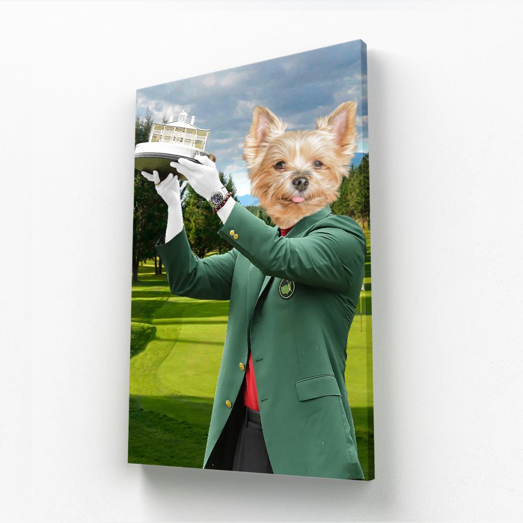 The Master: Custom Pet Canvas - Paw & Glory - Dog Portraits - Pet Portraits