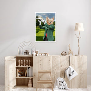 The Master: Custom Pet Poster - Paw & Glory - Dog Portraits - Pet Portraits