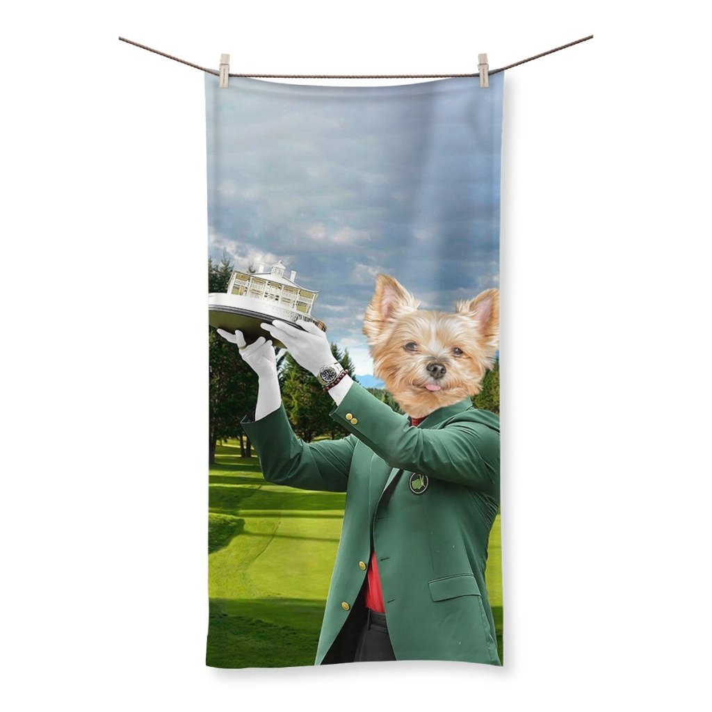 The Master: Custom Pet Towel - Paw & Glory - Dog Portraits - Pet Portraits