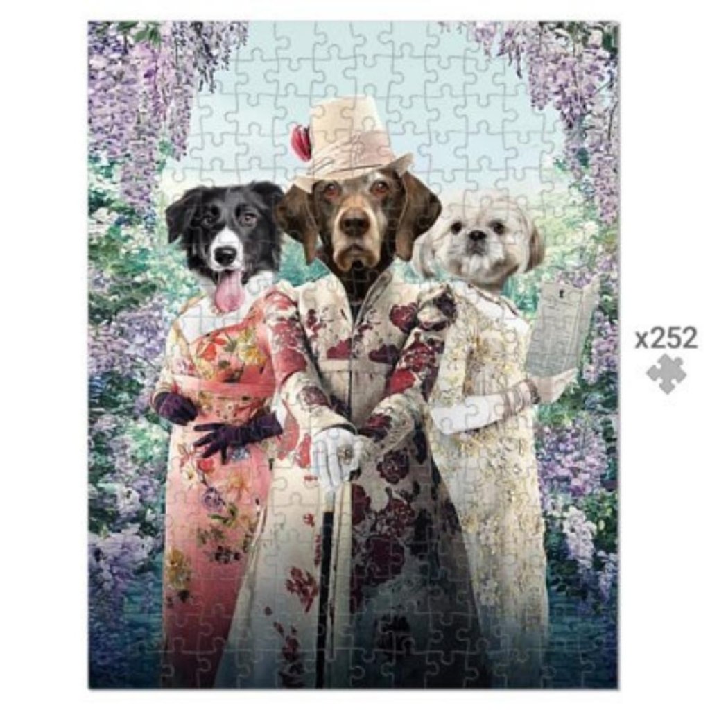 The Matchmakers (Bridgerton Inspired): Custom Pet Puzzle - Paw & Glory - Dog Portraits - Pet Portraits