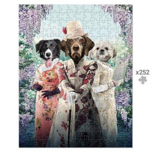 The Matchmakers (Bridgerton Inspired): Custom Pet Puzzle - Paw & Glory - Dog Portraits - Pet Portraits