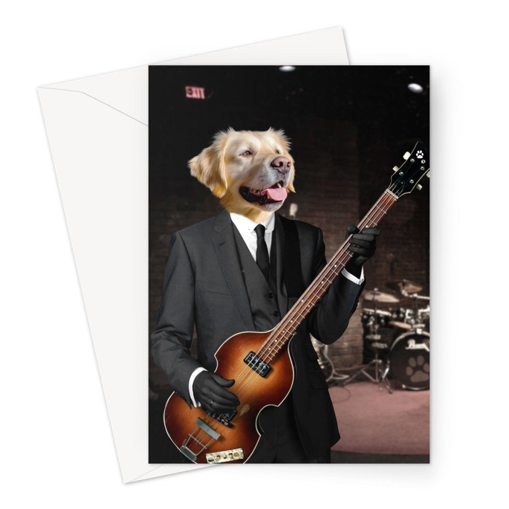 The McCartney: Custom Pet Greeting Card - Paw & Glory - Dog Portraits - Pet Portraits