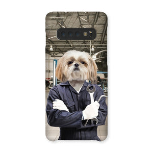 The Mechanic: Custom Pet Phone Case - Paw & Glory - Dog Portraits - Pet Portraits