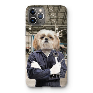 The Mechanic: Custom Pet Phone Case - Paw & Glory - Dog Portraits - Pet Portraits