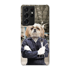 The Mechanic: Custom Pet Phone Case - Paw & Glory - Dog Portraits - Pet Portraits