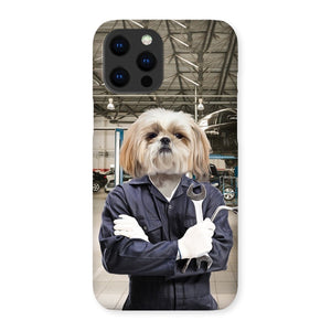 The Mechanic: Custom Pet Phone Case - Paw & Glory - Dog Portraits - Pet Portraits