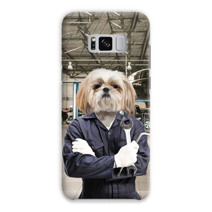 The Mechanic: Custom Pet Phone Case - Paw & Glory - Dog Portraits - Pet Portraits