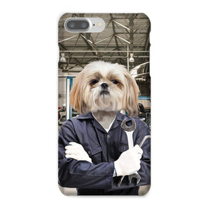 The Mechanic: Custom Pet Phone Case - Paw & Glory - Dog Portraits - Pet Portraits