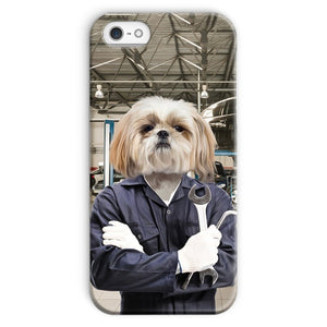 The Mechanic: Custom Pet Phone Case - Paw & Glory - Dog Portraits - Pet Portraits