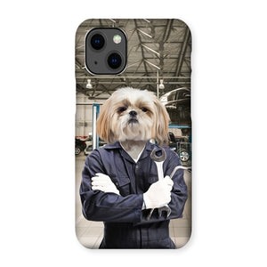 The Mechanic: Custom Pet Phone Case - Paw & Glory - Dog Portraits - Pet Portraits