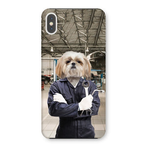 The Mechanic: Custom Pet Phone Case - Paw & Glory - Dog Portraits - Pet Portraits