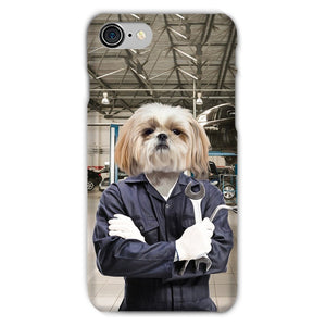 The Mechanic: Custom Pet Phone Case - Paw & Glory - Dog Portraits - Pet Portraits