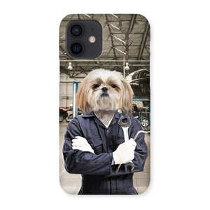 The Mechanic: Custom Pet Phone Case - Paw & Glory - Dog Portraits - Pet Portraits