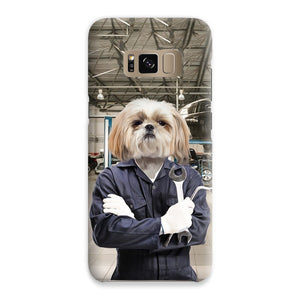 The Mechanic: Custom Pet Phone Case - Paw & Glory - Dog Portraits - Pet Portraits