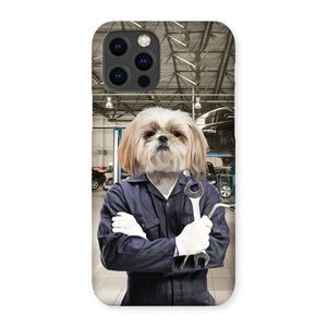 The Mechanic: Custom Pet Phone Case - Paw & Glory - Dog Portraits - Pet Portraits