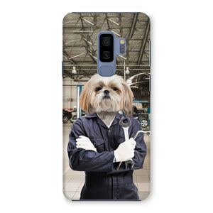 The Mechanic: Custom Pet Phone Case - Paw & Glory - Dog Portraits - Pet Portraits