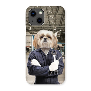 The Mechanic: Custom Pet Phone Case - Paw & Glory - Dog Portraits - Pet Portraits