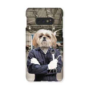 The Mechanic: Custom Pet Phone Case - Paw & Glory - Dog Portraits - Pet Portraits