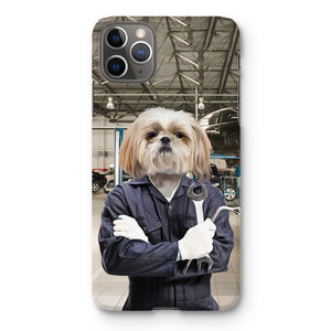 The Mechanic: Custom Pet Phone Case - Paw & Glory - Dog Portraits - Pet Portraits