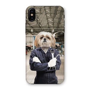 The Mechanic: Custom Pet Phone Case - Paw & Glory - Dog Portraits - Pet Portraits