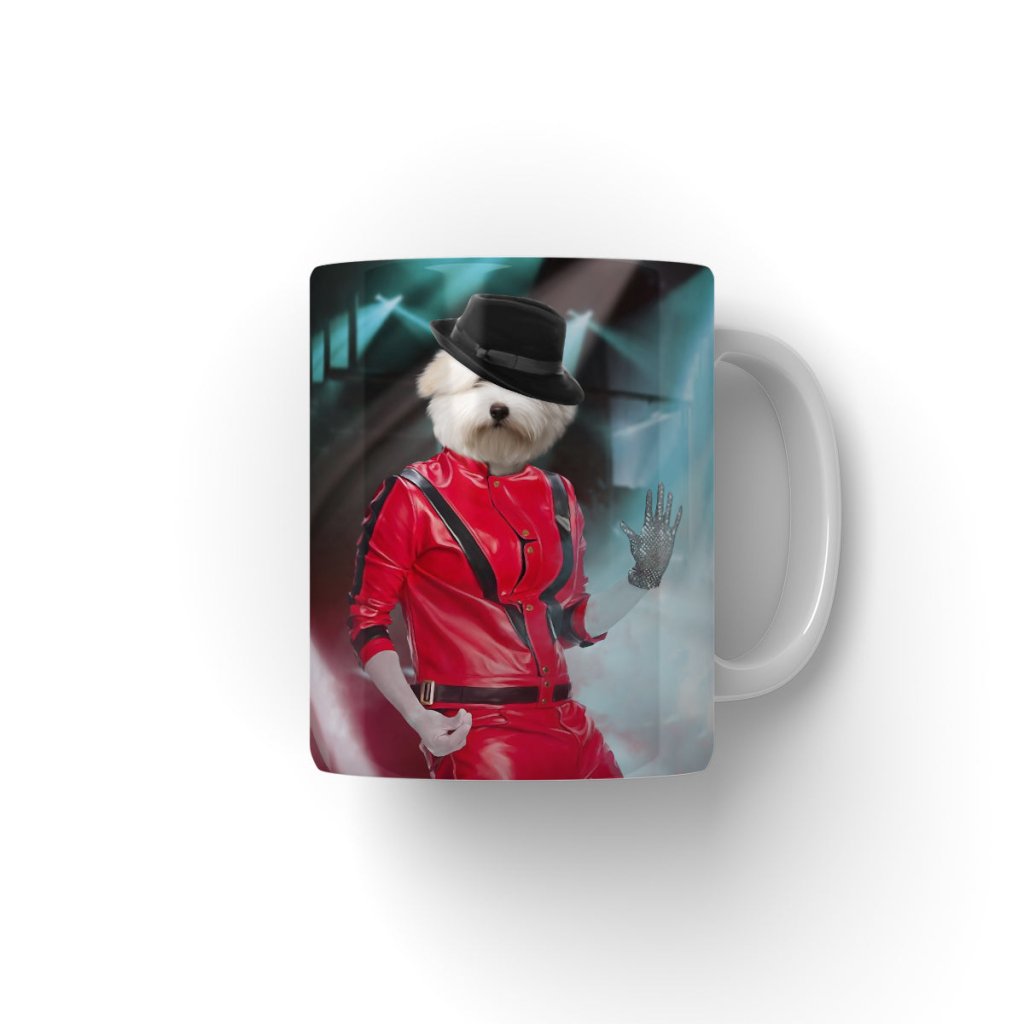 The Michael Jackson: Custom Pet Coffee Mug - Paw & Glory - Dog Portraits - Pet Portraits