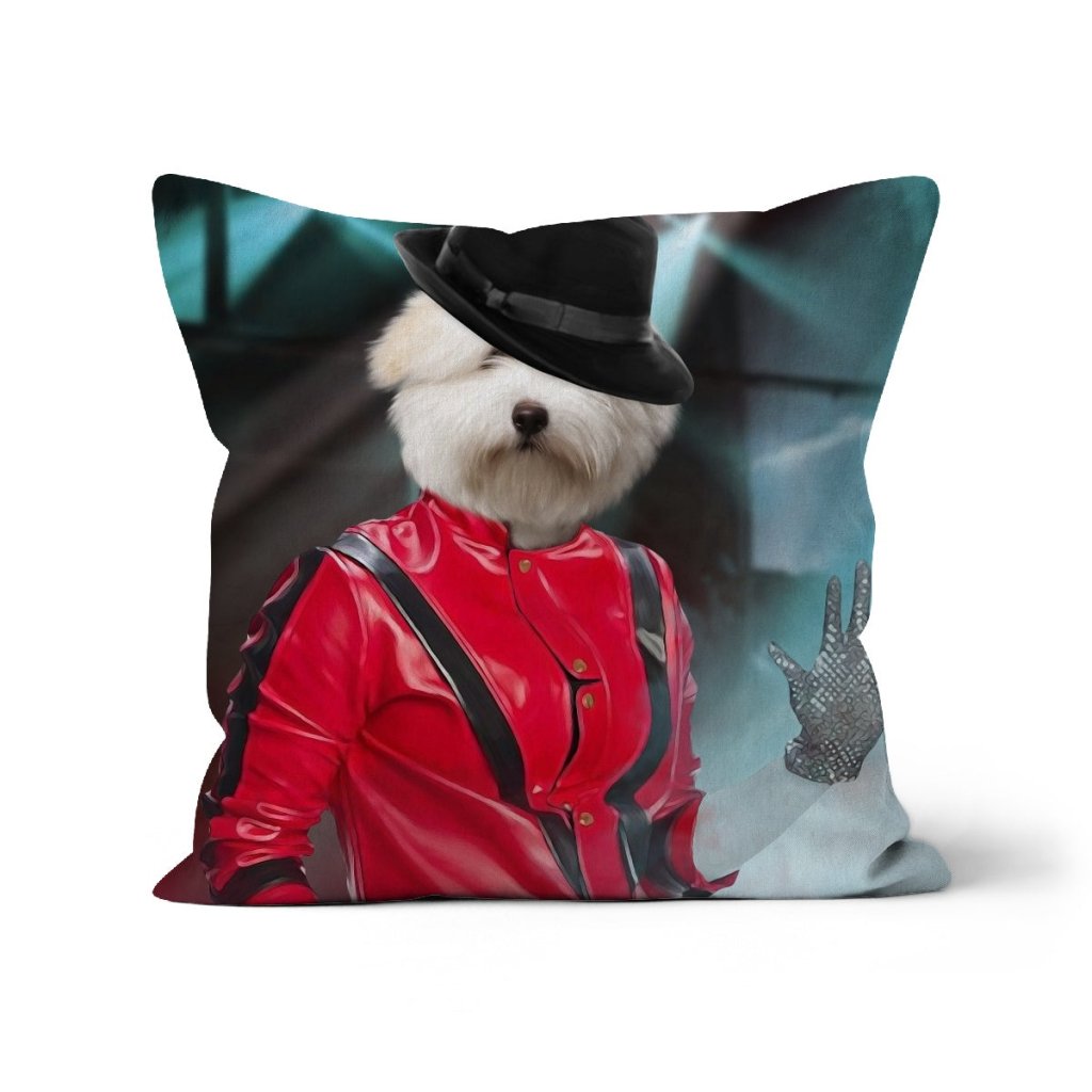 The Michael Jackson: Custom Pet Pillow - Paw & Glory - Dog Portraits - Pet Portraits