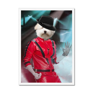 The Michael Jackson: Custom Pet Portrait - Paw & Glory - Dog Portraits - Pet Portraits