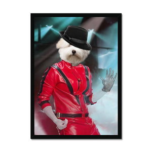 The Michael Jackson: Custom Pet Portrait - Paw & Glory - Dog Portraits - Pet Portraits