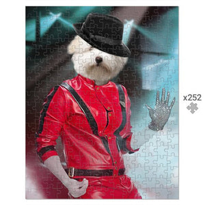 The Michael Jackson: Custom Pet Puzzle - Paw & Glory - Dog Portraits - Pet Portraits