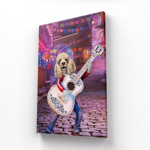 The Miguel (Coco Inspired): Custom Pet Canvas - Paw & Glory - Dog Portraits - Pet Portraits